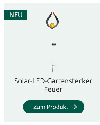 Solar-LED-Gartenstecker Feuer