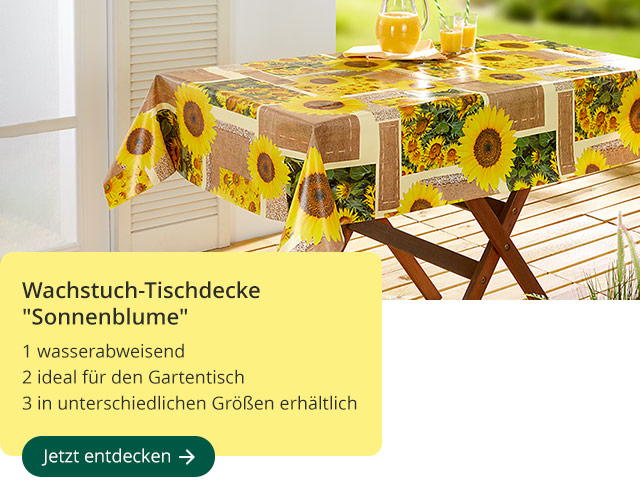 Wachstuch-Tischdecke 