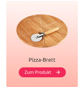 Bambus-Pizzabrett rund