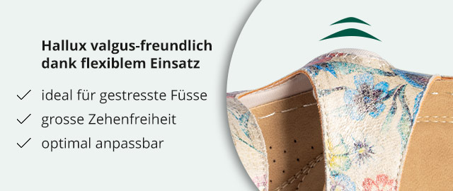 Hallux valgus-freundlich