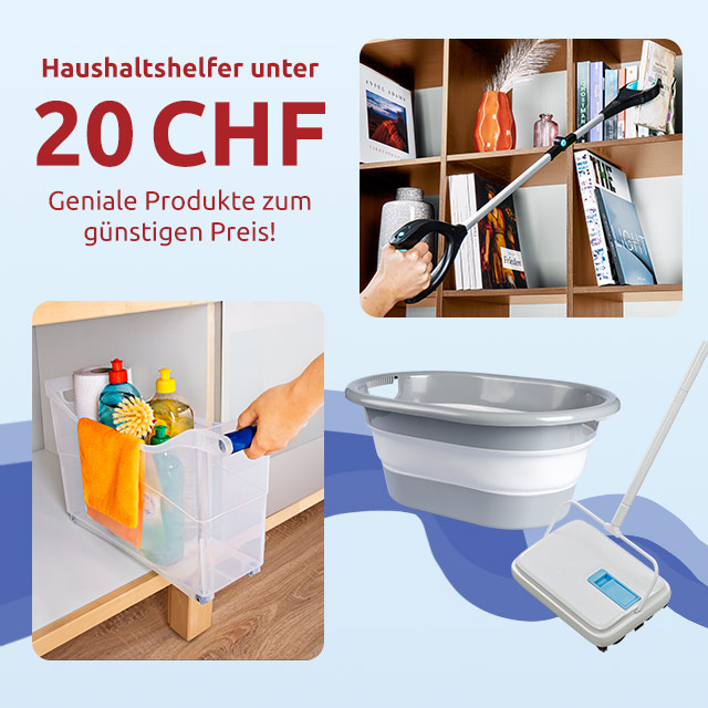 Haushaltshelfer unter 20 CHF