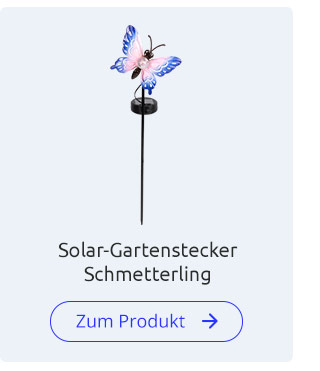 Solar-Gartenstecker Schmetterling