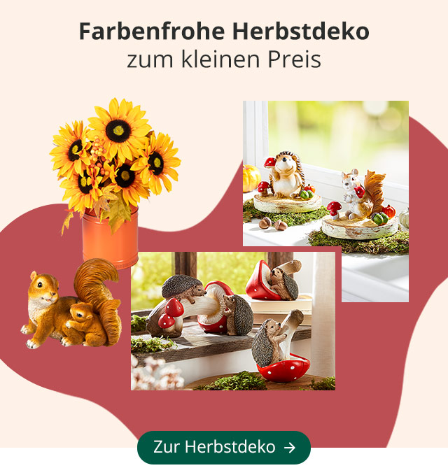 Farbenfrohe Herbstdeko