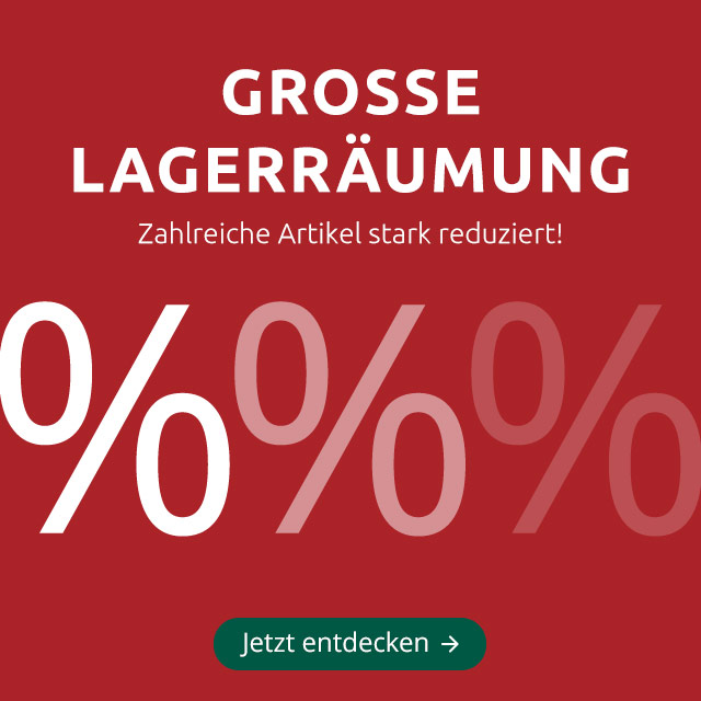 Große Lagerräumung