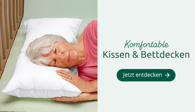 Kissen und Bettdecken