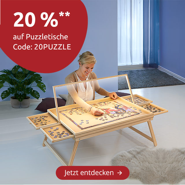 20 Prozent auf Puzzletische