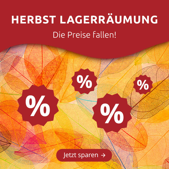Herbst-Lagerräumung