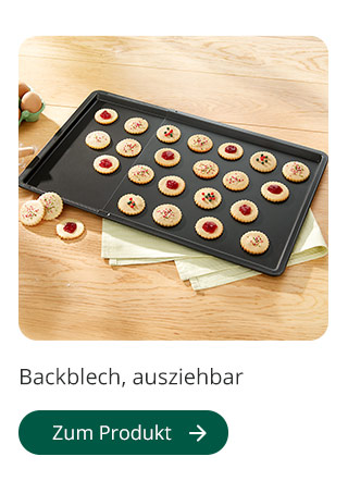 Back- und Plätzchenblech, ausziehbar