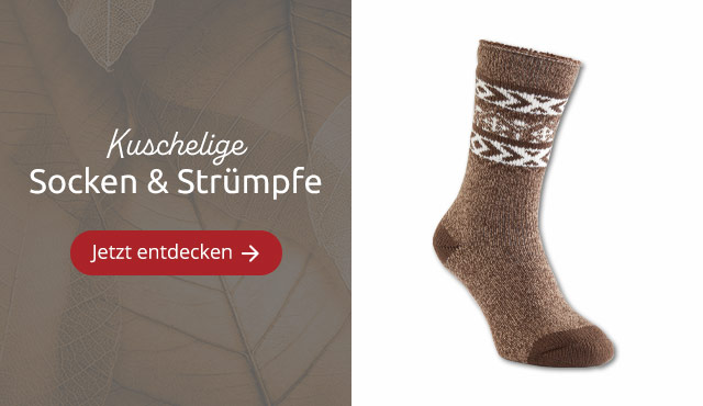 Kuschelige Socken & Strümpfe
