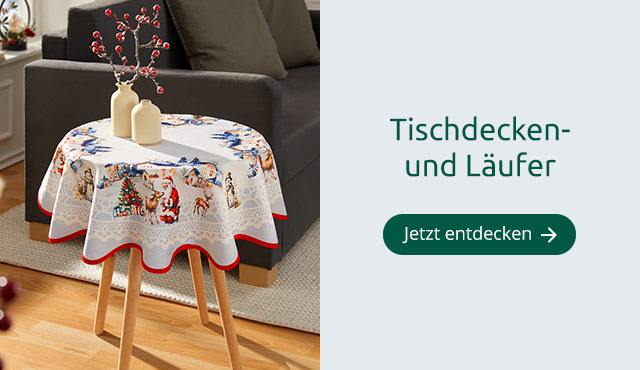 Tischdecken und Tischläufer