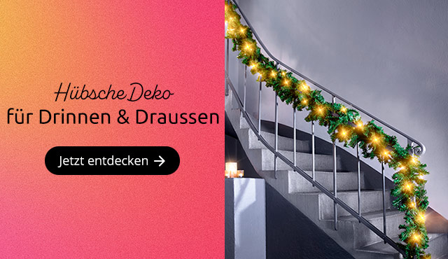 Hübsche Deko für Drinnen und Draussen