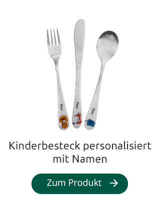Kinderbesteck personalisiert mit Namen
