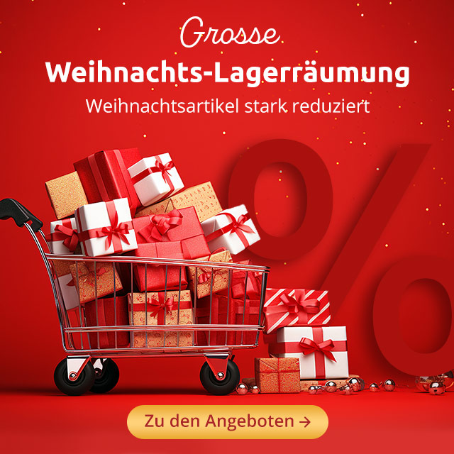 Grosse Weihnachts-Lagerräumung