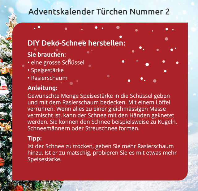 Adventskalender Türchen Nummer 2