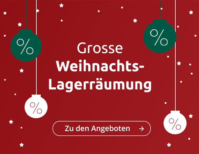 Weihnachtslagerräumung