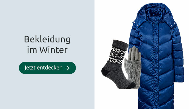Bekleidung im Winter