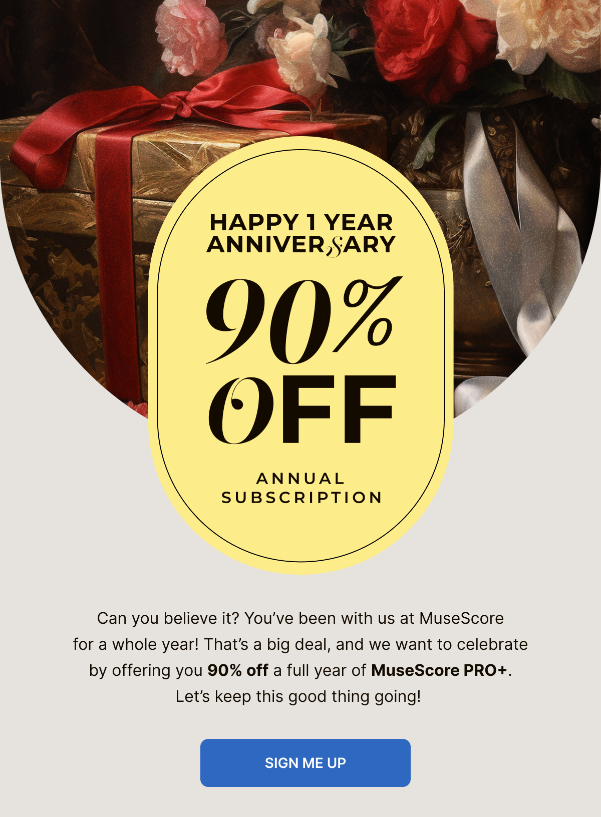 Happy Anniversary - 90% OFF PRO+ annual subscription