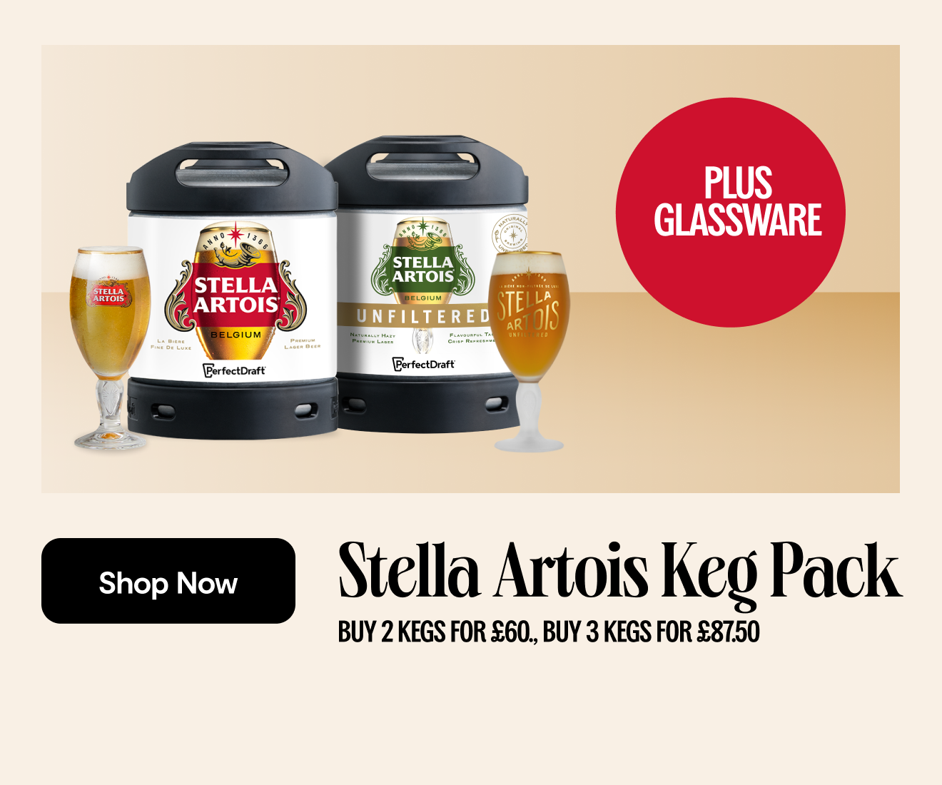 Stella Artois Keg Pack