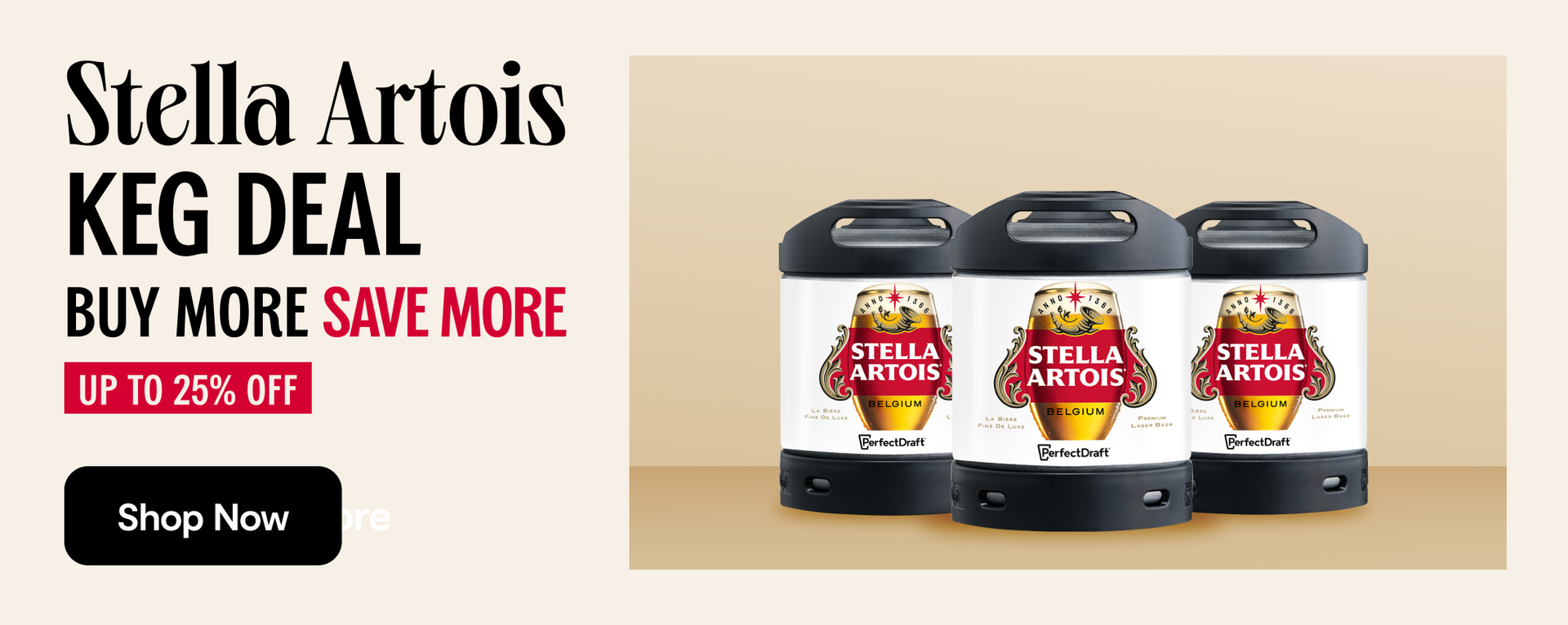 Stella Artois Keg Pack