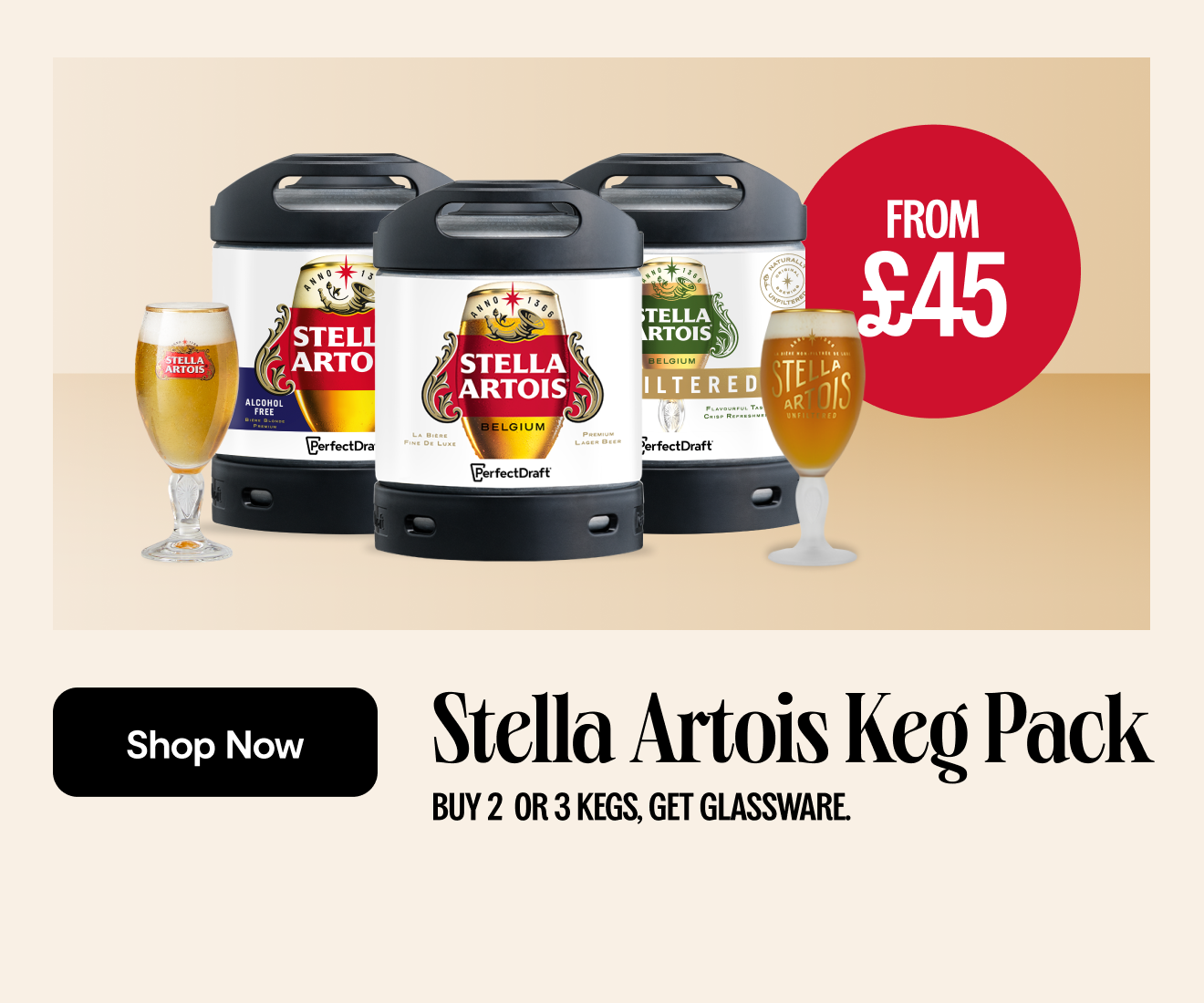 Stella Artois Keg Pack