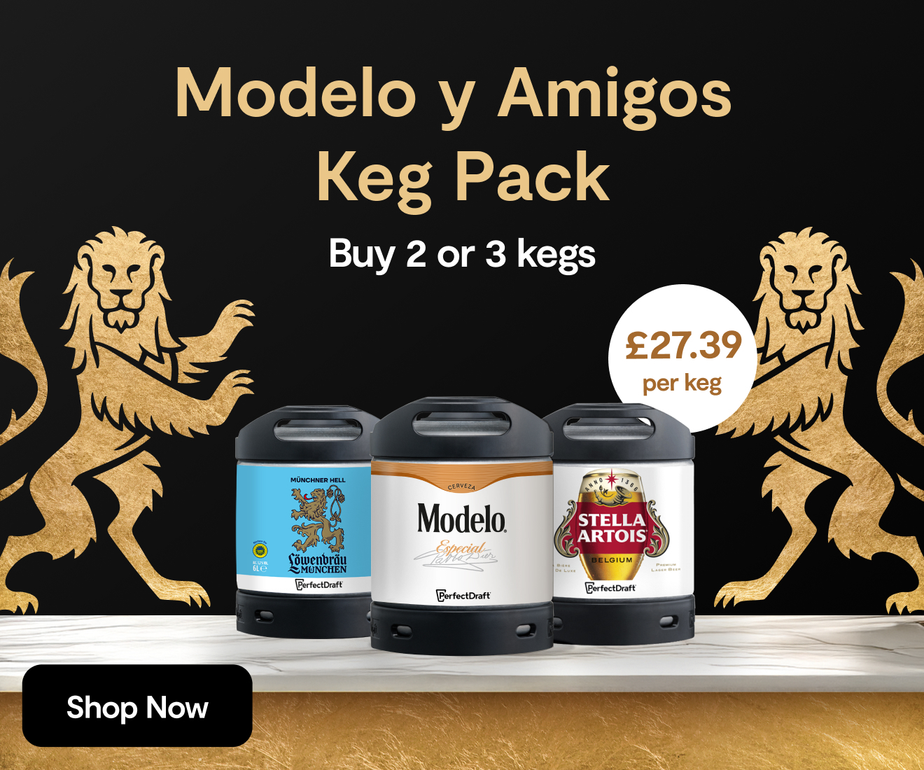 Modelo y Amigos Keg Pack