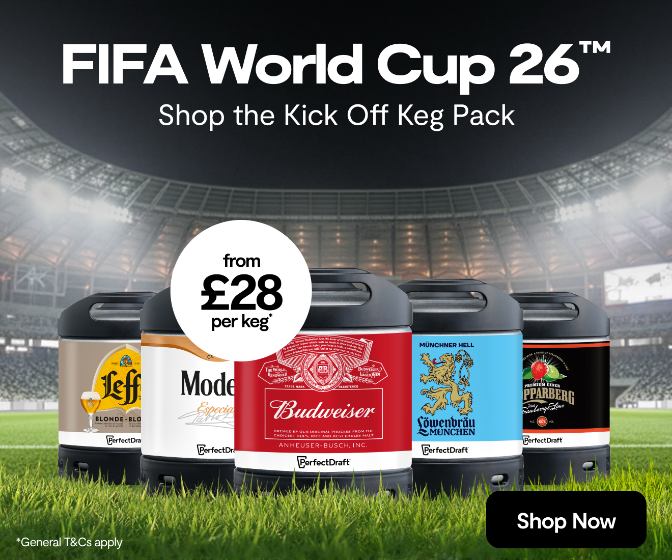 Kick Off Keg Pack