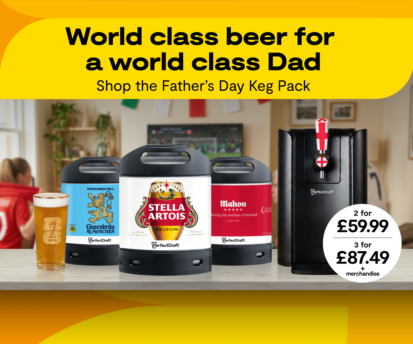 Dad's Football Keg Pack