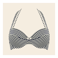 plunge balcony bikini top 