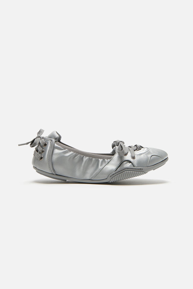 Lace-up Ballerinas