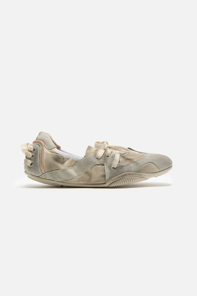 Lace-up Ballerinas