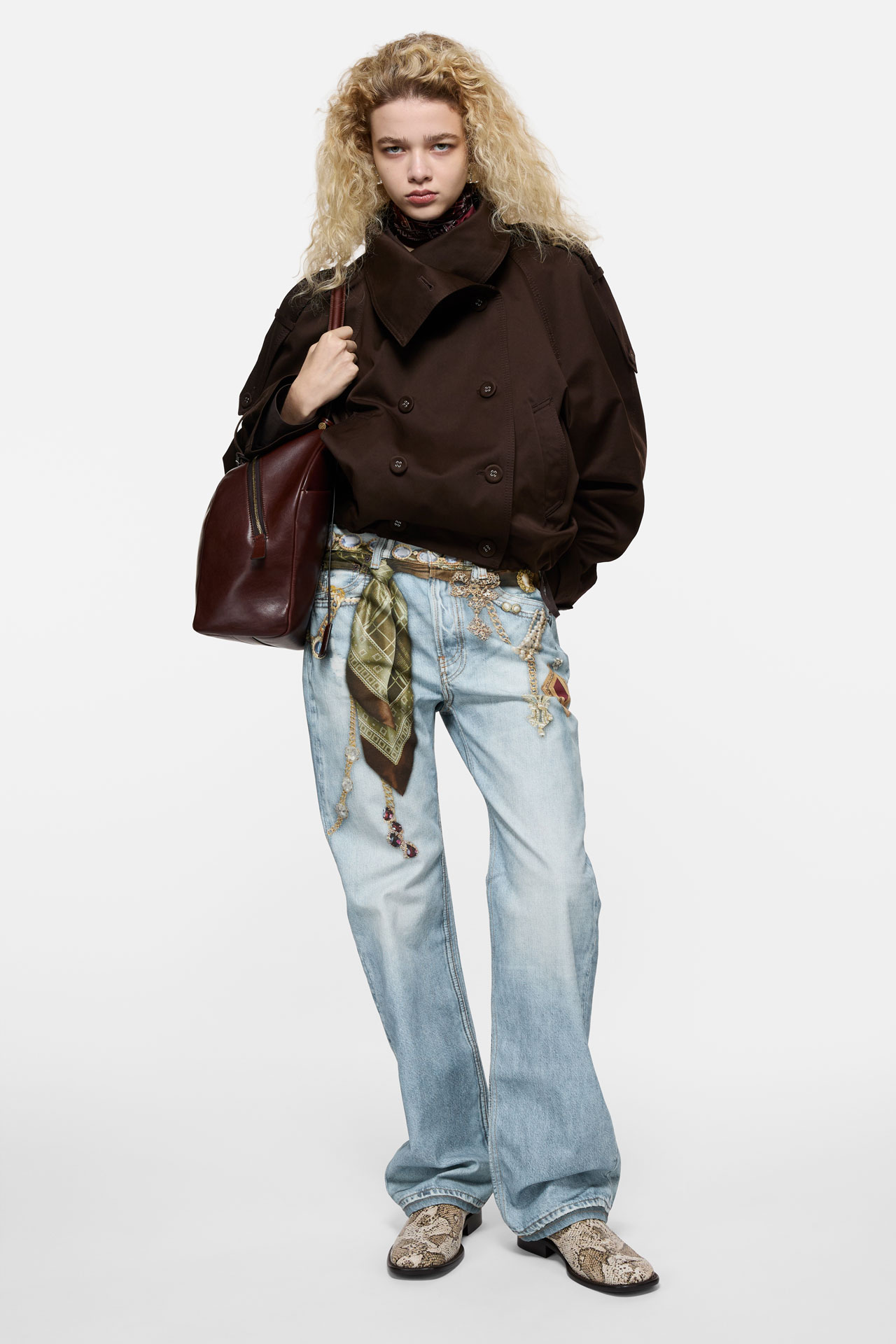 Jewelled Illusion On Denim