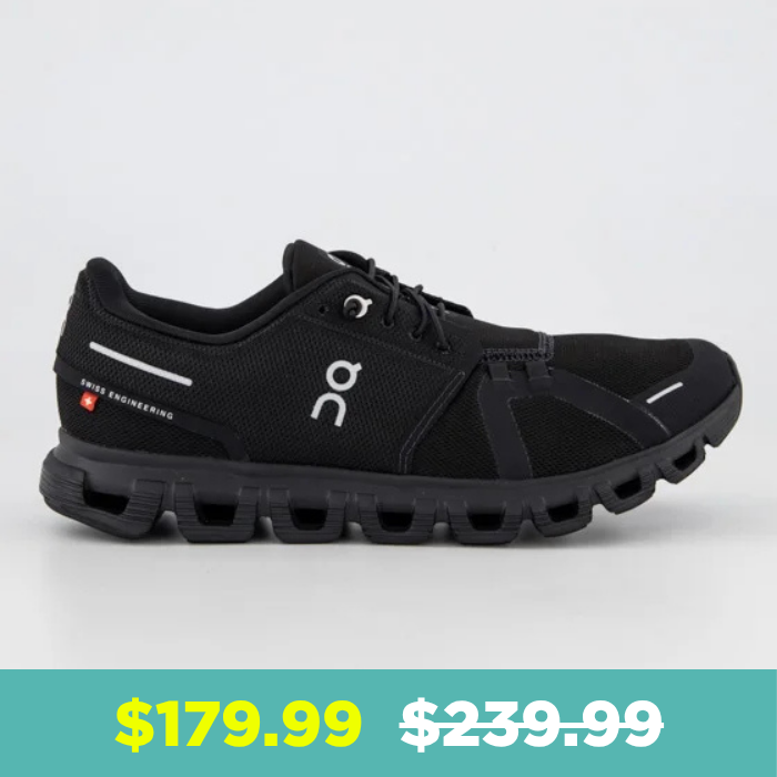 Shop ON Mens Cloud 6 Sneaker in Black at Platypus
