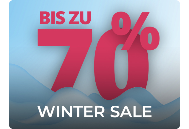 WINTER SALE - spare bis zu 50% - endet bald