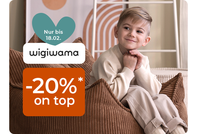 20% auf wigiwama