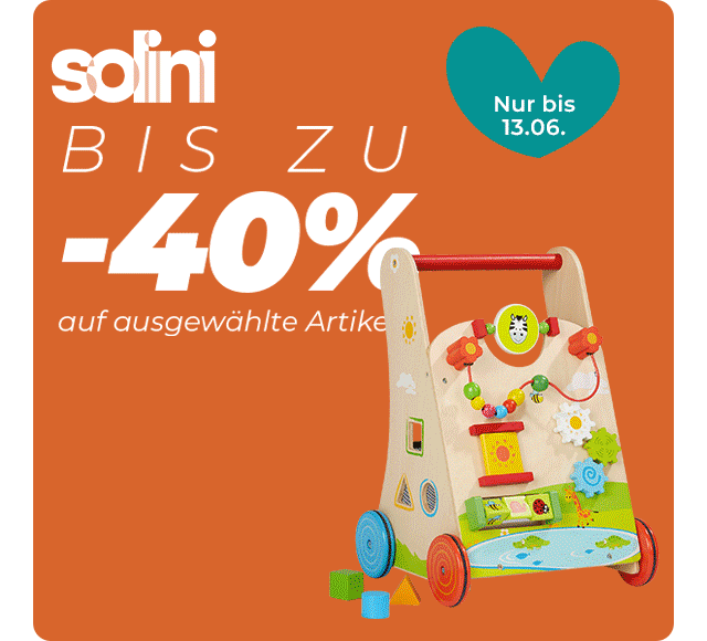 Nur bis 13.06. : solini bis zu -40% auf ausgewählte Artikel