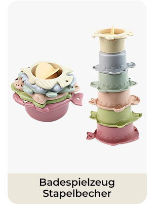 Badespielzeug Stapelbecher