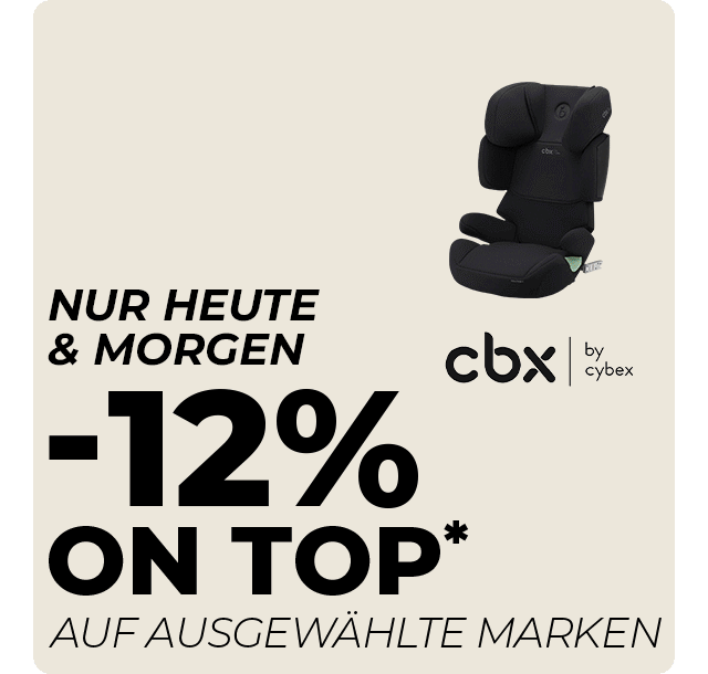 Nur heute & morgen: -12% on top* auf ausgewählte Marken