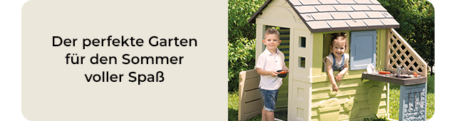Der perfekte Garten für den Sommer voller Spaß