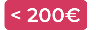 unter 200€