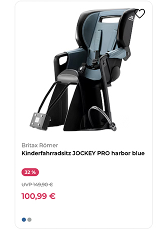 Brity Römer: Kinderfahrradsitz JOCKEY PRO
