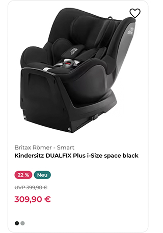 Britax Römer - Smart: Kindersitz DUALFIX Plus i-Size space black