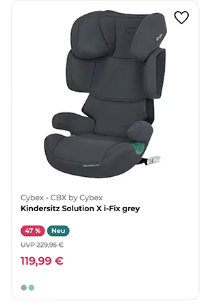 Cybex - CBX by Cybex: Kindersitz Solution X i-Fix grey