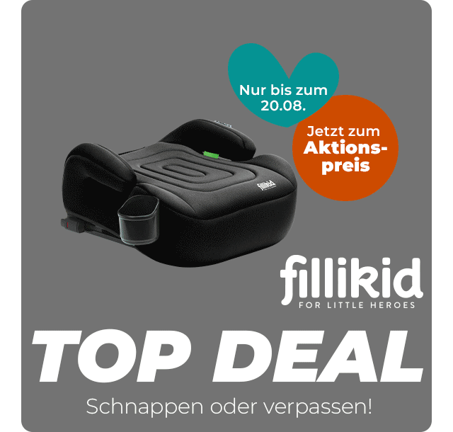 Nur noch bis Donnerstag: Fillikid Sitzerhöhung Flip Deluxe Top Deal - Schnappen oder verpassen!