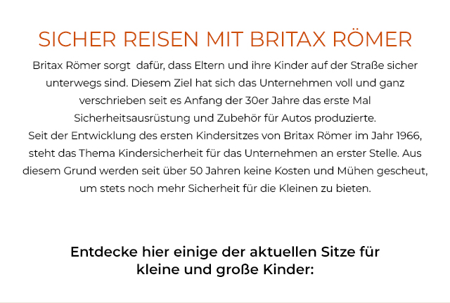 Briax Römer  Kindersitze