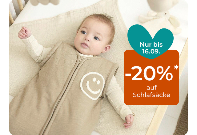 20% auf Schlafsäcke