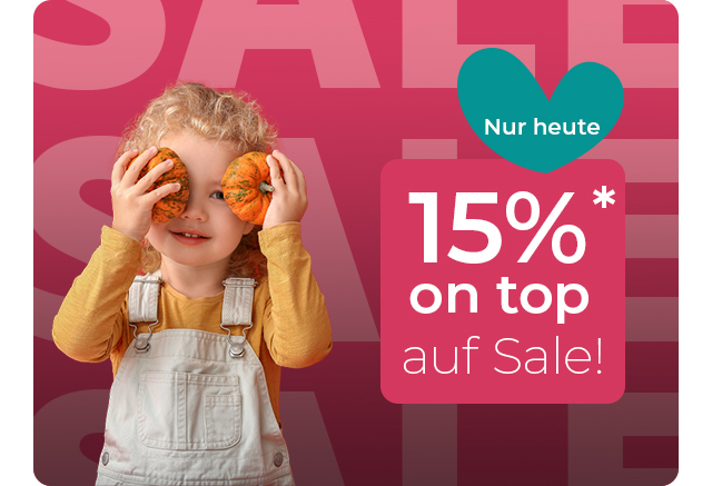15%* on top auf Sale