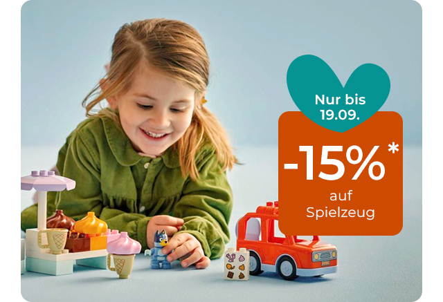 15% auf Spielzeug