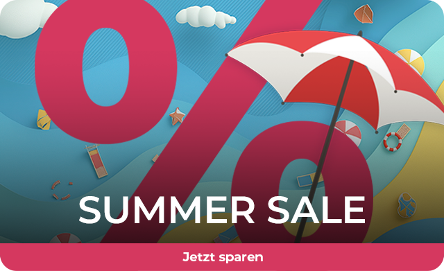 SUMMER SALE- Jetzt sparen!