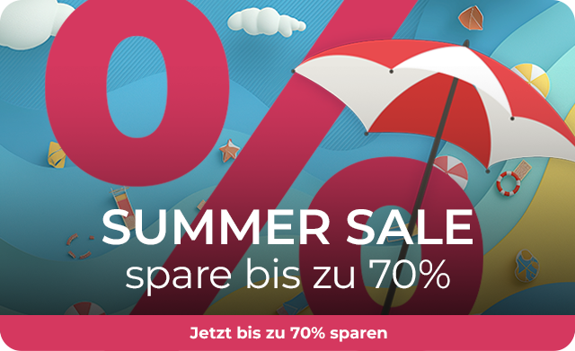 Summer Sale - spare bis zu 70%