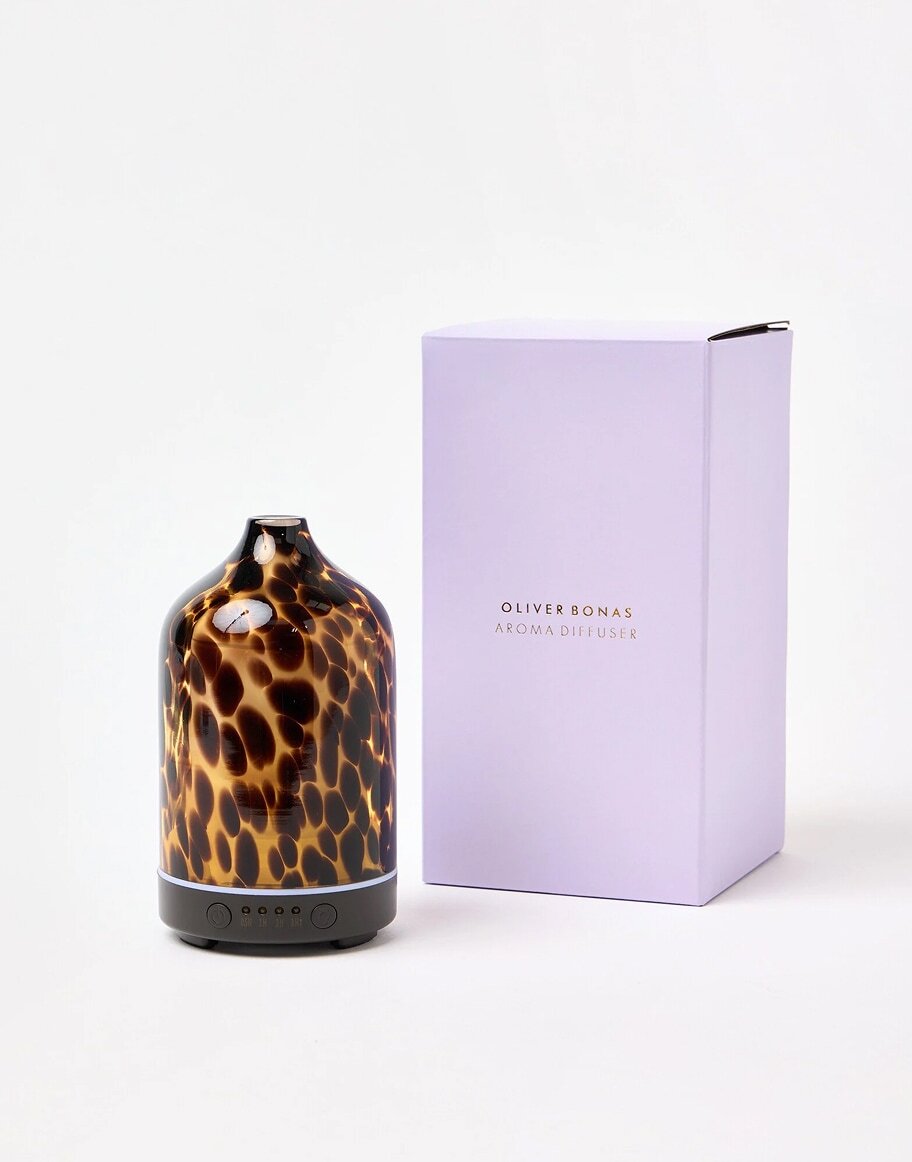 Tortoiseshell Glass Essential Oil Electric Aroma Diffuser